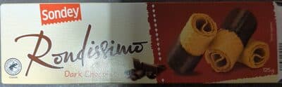Gaufrettes roulées chocolat noir
