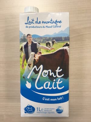Lait de montagne demi-écrémé