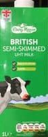 LONG LIFE SEMI-SKIMMED BRITISH MILK