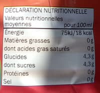 Iced tea saveur pêche