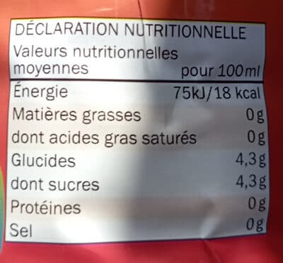 Iced tea saveur pêche