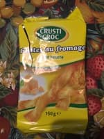 Flûtes feuilletées fromage