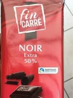Tablette de chocolat noir