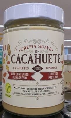 Crema suave de cacahuete