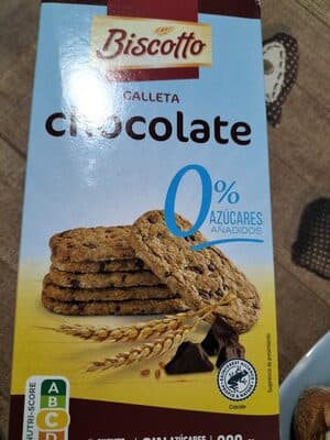 biscotto Galleta Chocolate 0% azúcares