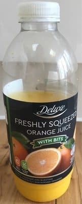 100% Freshly Squeezed Orange Juice With Bits