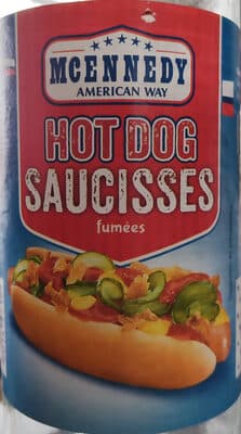 Hot Dog saucisses fumées