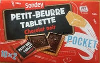 Petit-beurre tablette chocolat noir