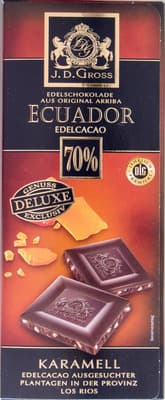 NOIR DEGUSTATION 70% CARAMEL