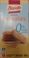 Galleta cereales 0% azúcares añadidos