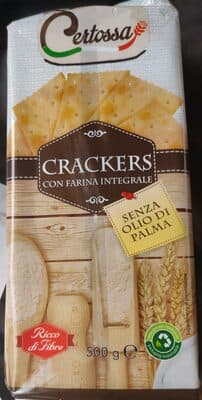 Crackers integrali farina integrale