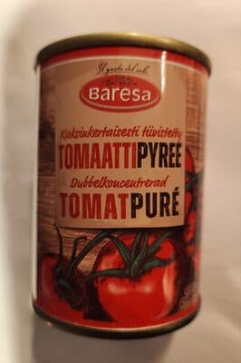 Sűrített paradicsom, 28-30 ref.% 0,5% étkezési sóval