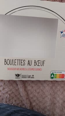 Boulettes au boeuf, Boulgour aux herbes