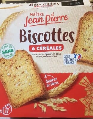 Biscottes aux céréales et aux graines
