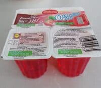 Gelatina fresa 0% azúcar
