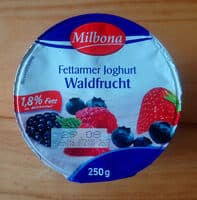 Yaourt fruits rouges avec morceaux