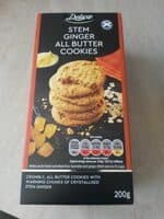 Stem Ginger All Butter Cookies