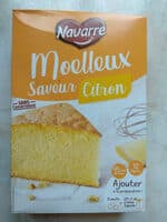 Moelleux saveur citron