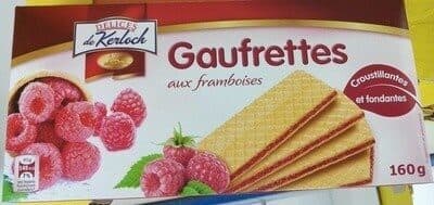 Gaufrettes aux framboises