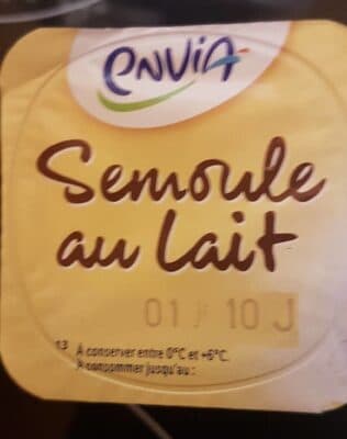 Semoule au lait saveur vanille
