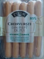 Crenvurști din piept de pui