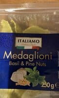 medaglioni basil & pine nuts