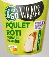 Wrap poulet rôti