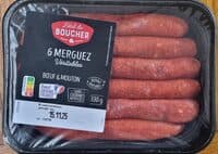 6 Véritables Merguez
