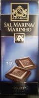 Chocolat noir à la pointe de sel