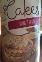 Brown Rice Cakes with 7 seeds