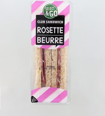 Club sandwich rosette beurre