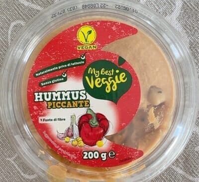 Hummus Spicy with red pepper