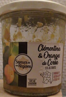 Confiture clémentines et oranges de Corse