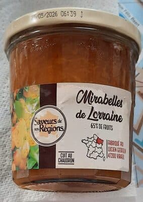Préparation de mirabelles de Lorraine