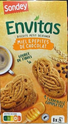 Envitas miel & pépites de chocolat