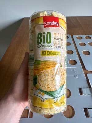 Mais Waffeln mit Meersalz Bio