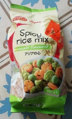 Wasabi mix rice snacks