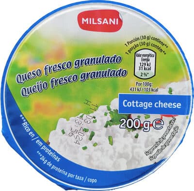 Queso fresco granulado Cottage cheese