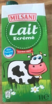 Lait écrémé stérilisé UHT