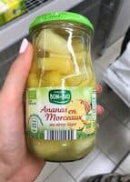 Ananas en morceaux au sirop léger