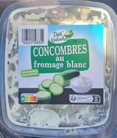 Concombres au fromage blanc