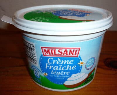 Crème fraîche allégée