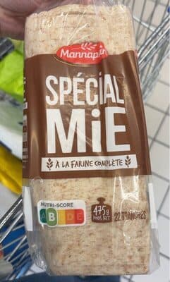 Pain de mie farine complète sans croute
