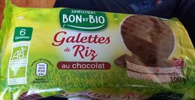 Galettes de riz au chocolat