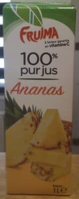 100% pur jus ananas