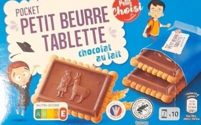 Pocket Petit beurre tablette chocolat au lait