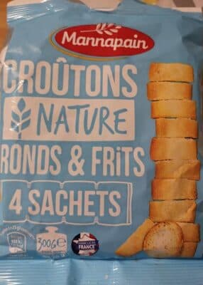 Croutons nature ronds et frits