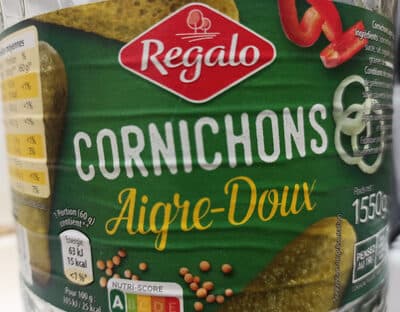 Cornichons aigre doux