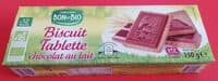 Biscuit tablette chocolat au lait