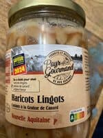 Haricots lingots à la graisse de canard